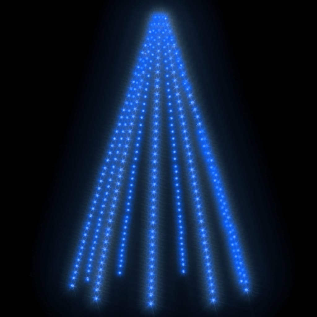 Weihnachtsbaum-Lichternetz mit 180 LEDs Kaltweiß 180 cm
