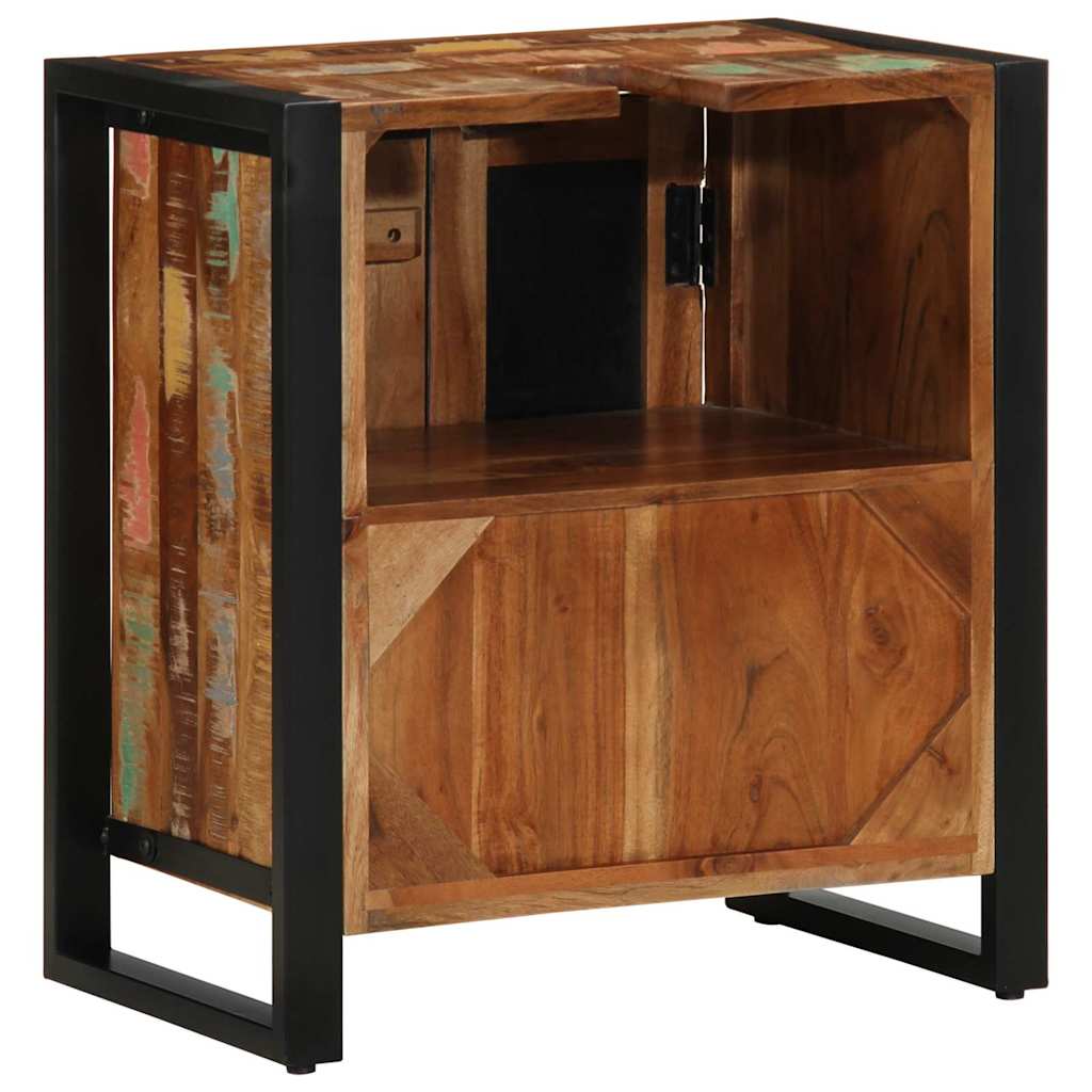 Badezimmerschrank Braun 55 x 35 x 60 cm Massivholz Mango
