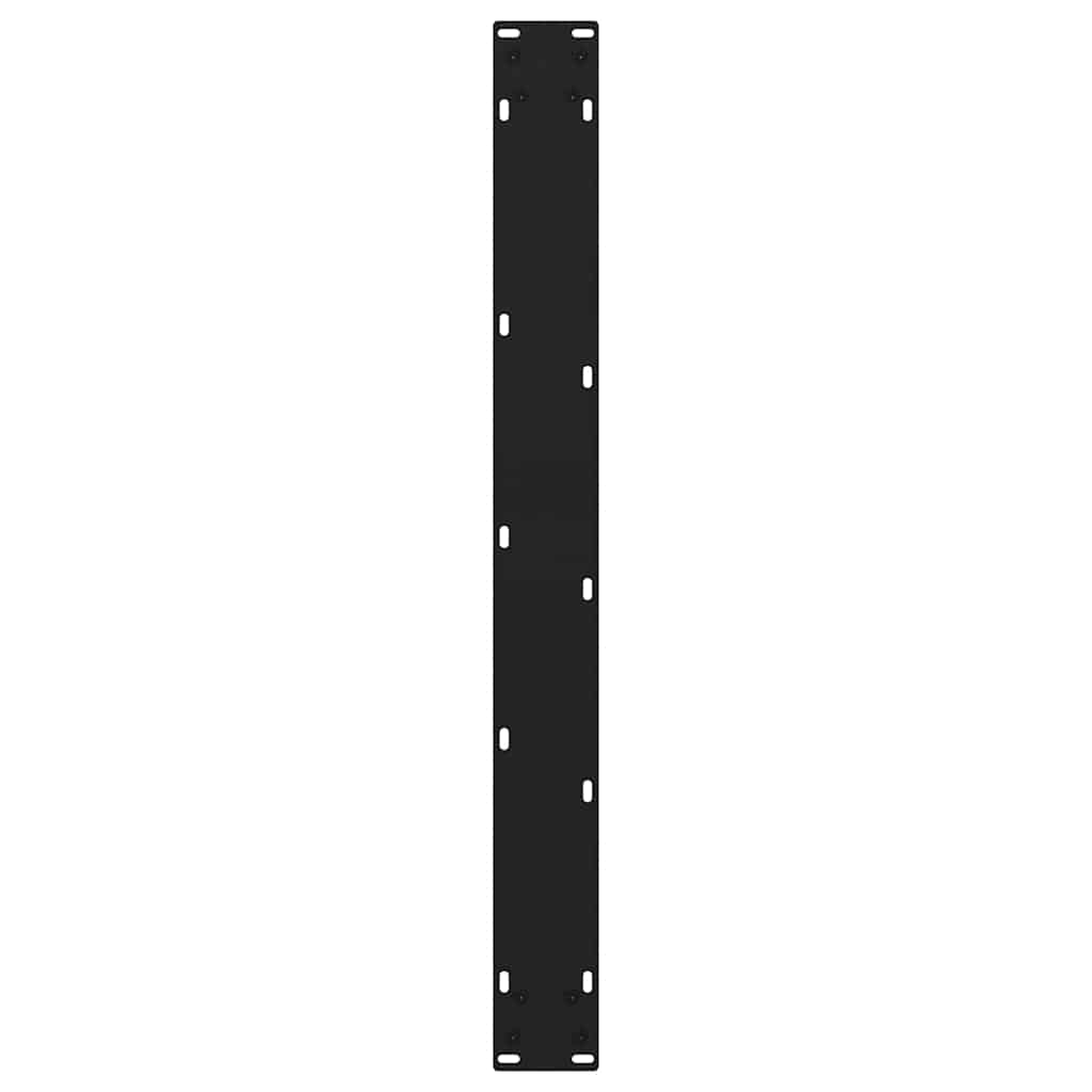 Couchtischbeine V-Form 2 Stück Schwarz 30x(30-31,3) cm Stahl