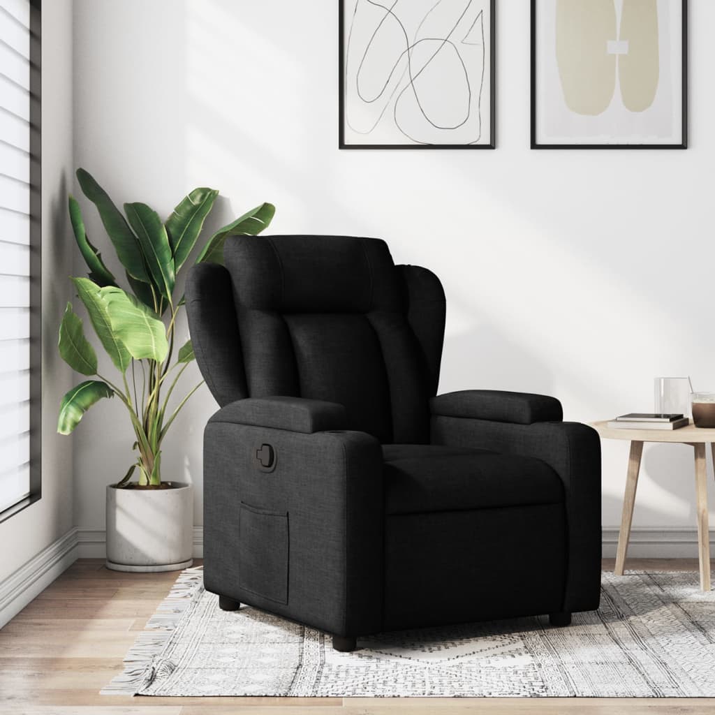 Relaxsessel Elektrisch Hellgrau Stoff