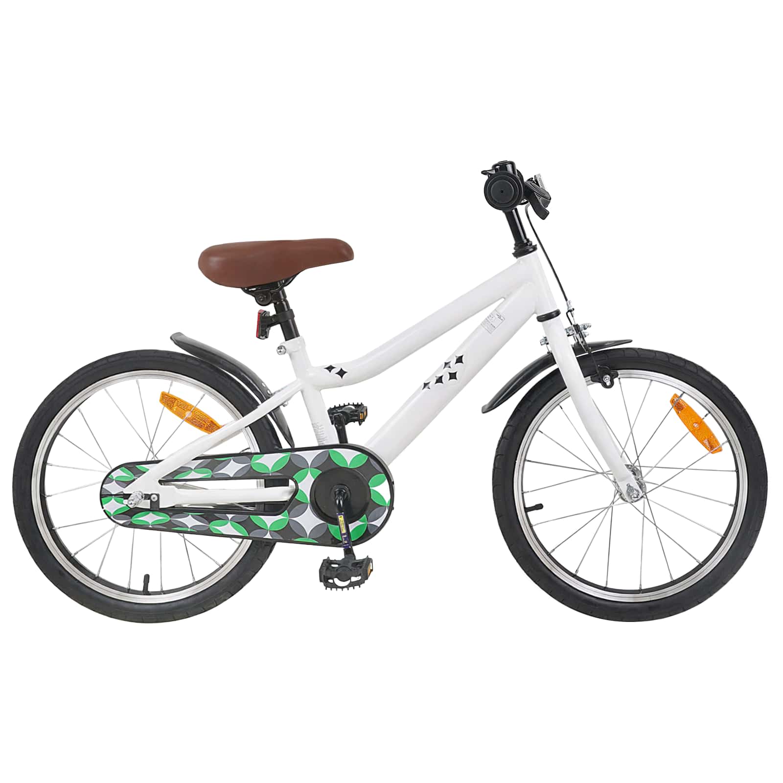 Kinderfahrrad 12 Zoll für 2-4 Jahre alt Schwarz