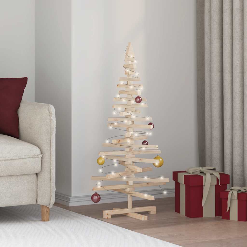 Weihnachtsbaum Holz zum Schmücken 60 cm Massivholz Kiefer
