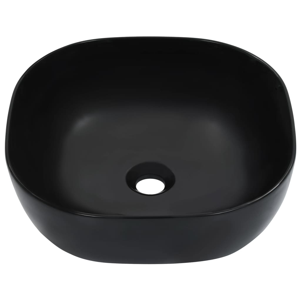 Waschbecken 42,5 x 42,5 x 14,5 cm Keramik Weiß