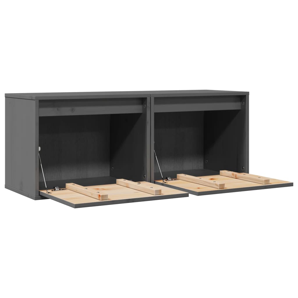 Wandschrank 45x30x35 cm Massivholz Kiefer