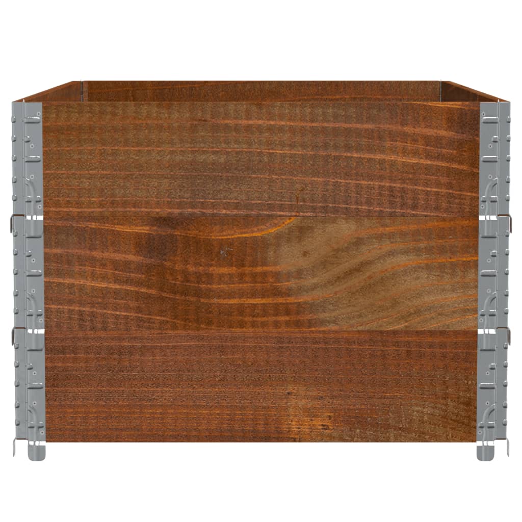 Pflanzkasten Grau 150x100 cm Massivholz Kiefer