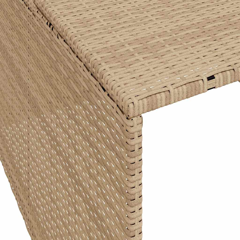 Mähroboter-Garage Schwarz 86x90x52/57 cm Poly Rattan