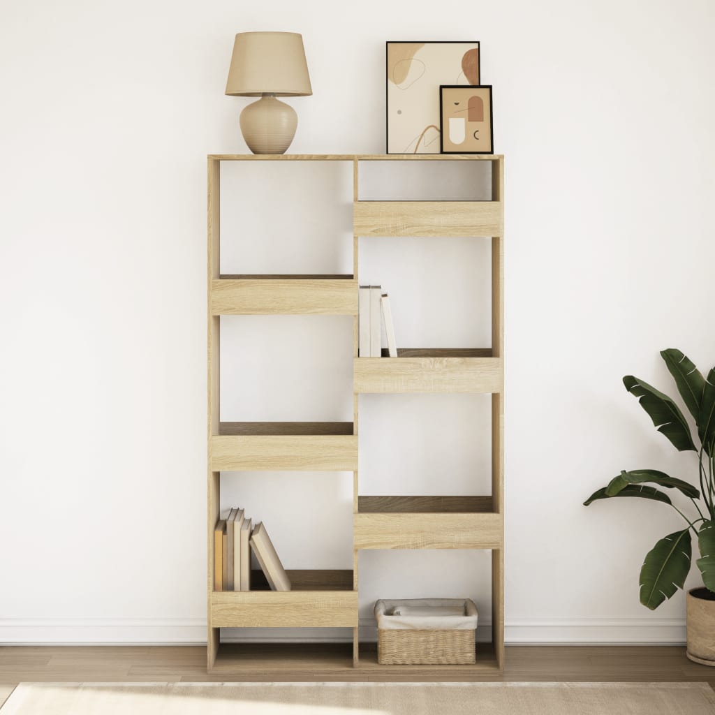 Bücherregal Weiß 100x33x135 cm Holzwerkstoff