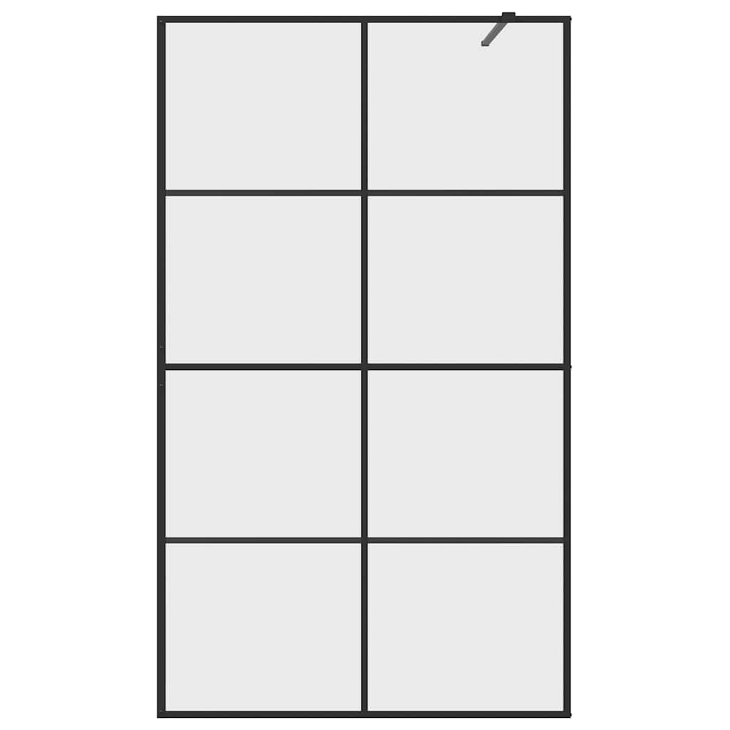Duschwand für Begehbare Dusche mit Klarem ESG Glas 80x195 cm