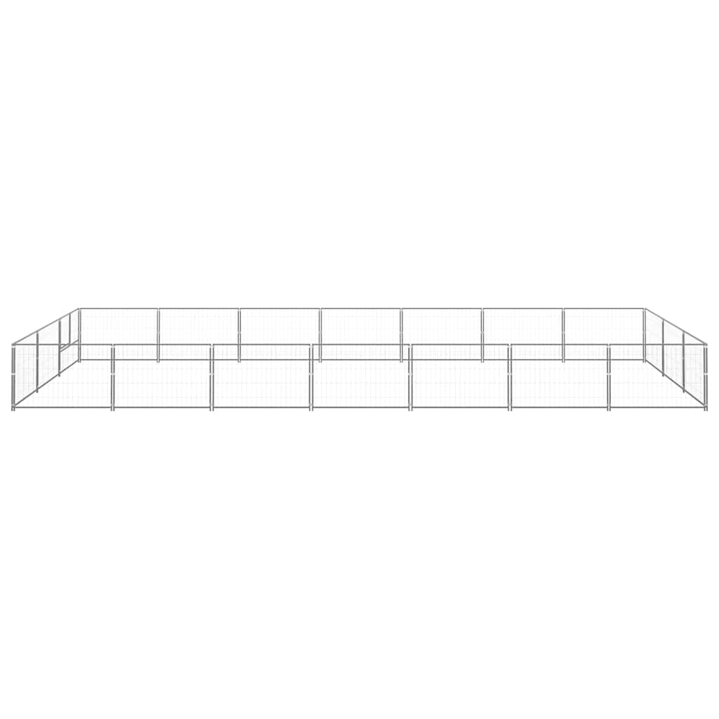 Hundezwinger Schwarz 4 m² Stahl