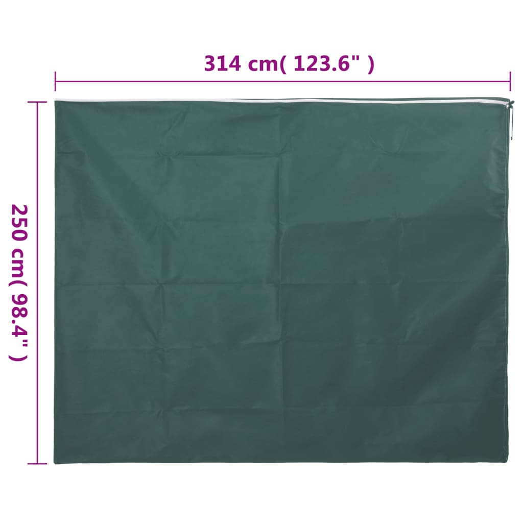 Wintervlies mit Reißverschluss 4 Stk. 70 g/m² 1x1,55 m
