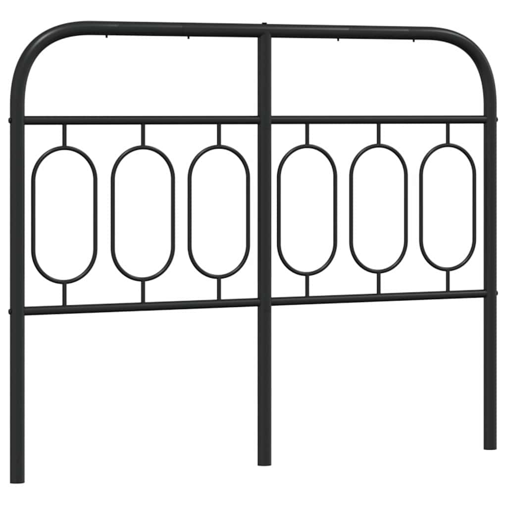 Ersatz-Kopfteil Metall Schwarz 75 cm
