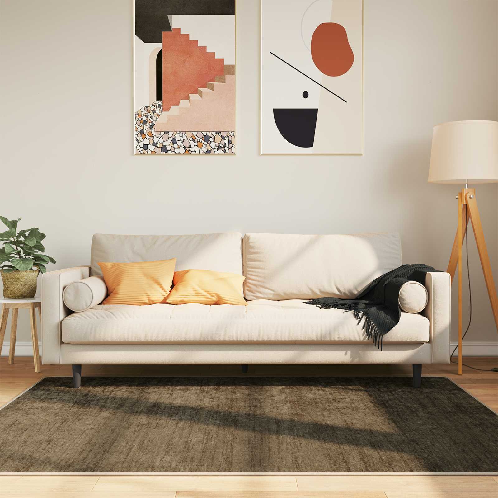 Teppich Waschbar Mehrfarbig 160x230 cm
