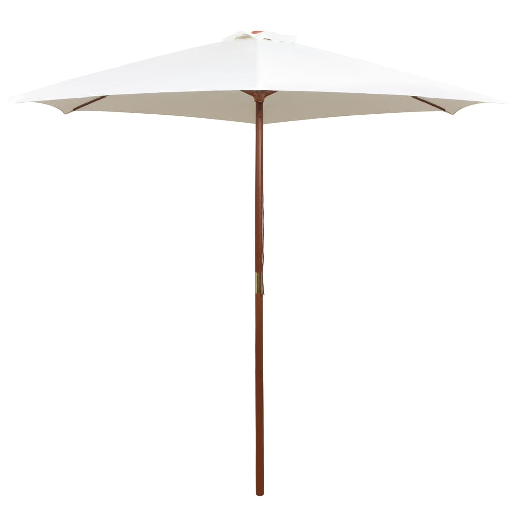 Sonnenschirm mit Holz-Mast 270 cm Blau