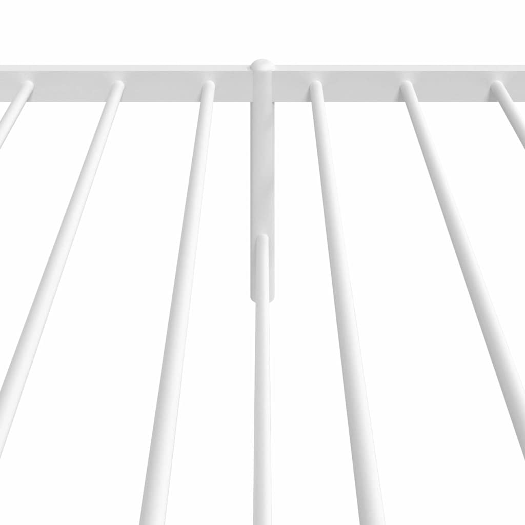 Bettgestell Metall Schwarz 75x190 cm