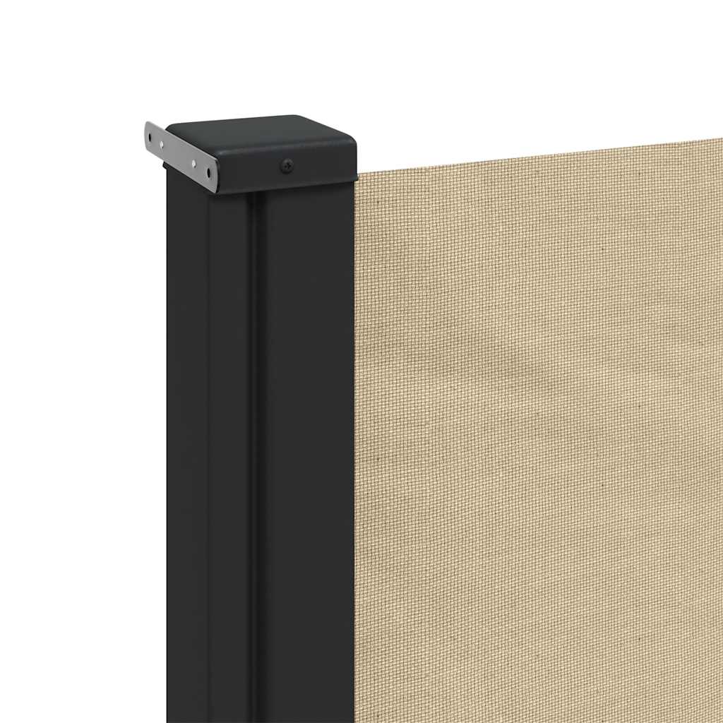 Seitenmarkise Ausziehbar Schwarz 100x300 cm