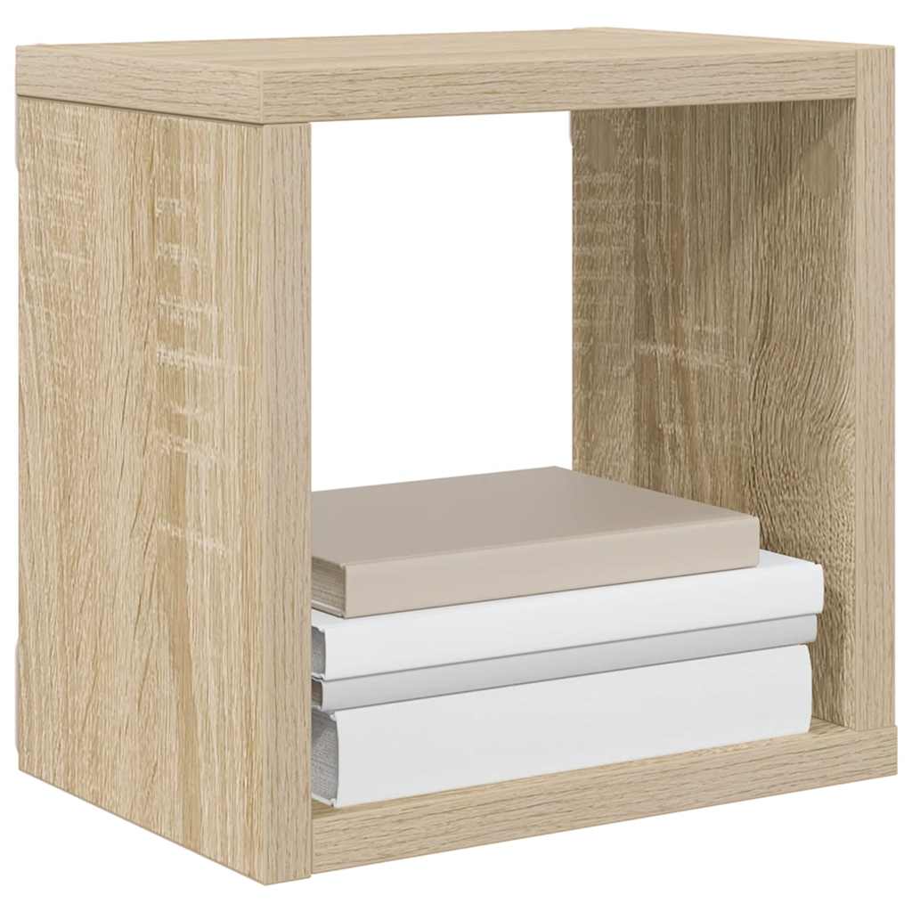Würfelregale 2 Stk. Weiß 30x15x30 cm