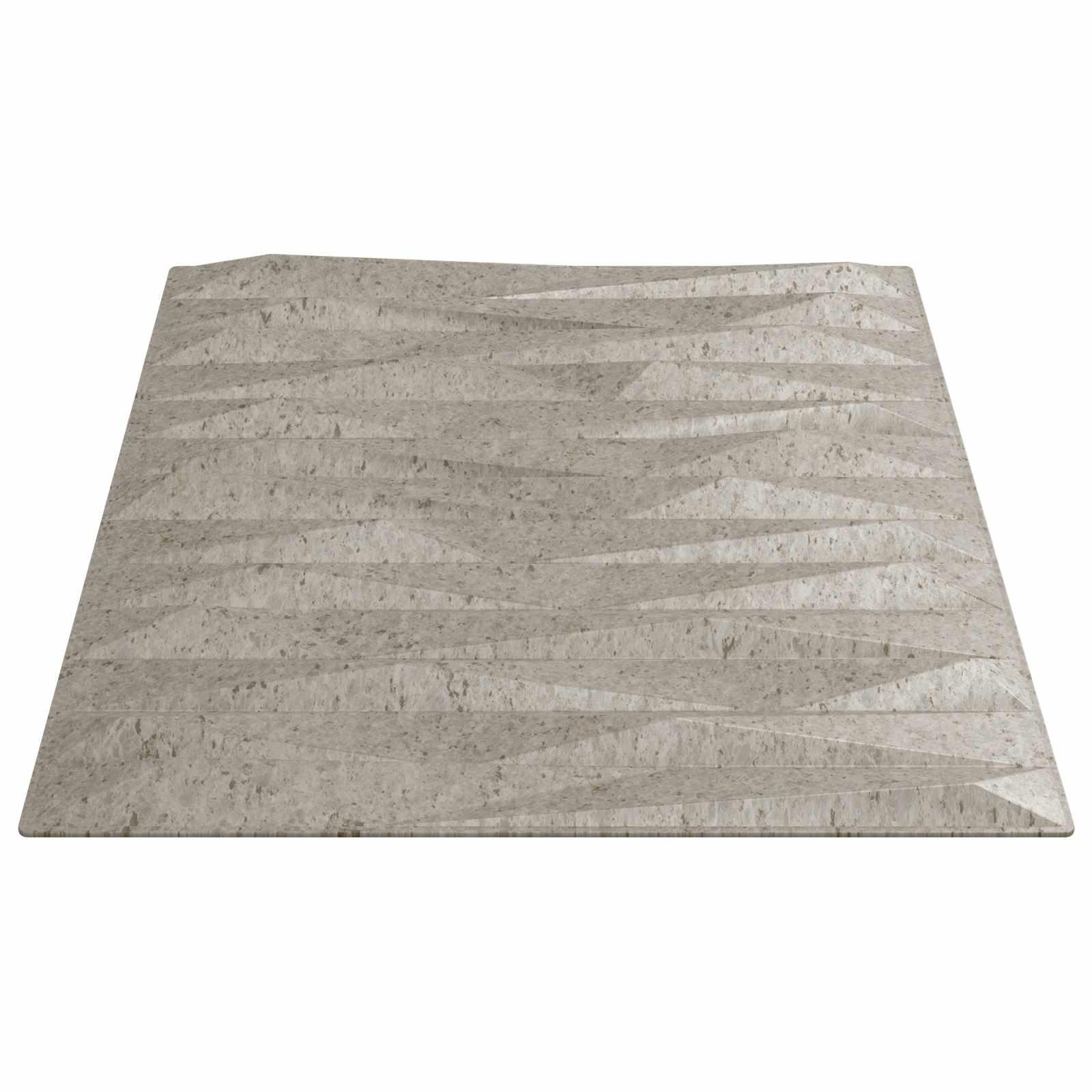 Wandpaneele 12 pcs Diamant Weiß 50 x 50 cm XPS Schaum