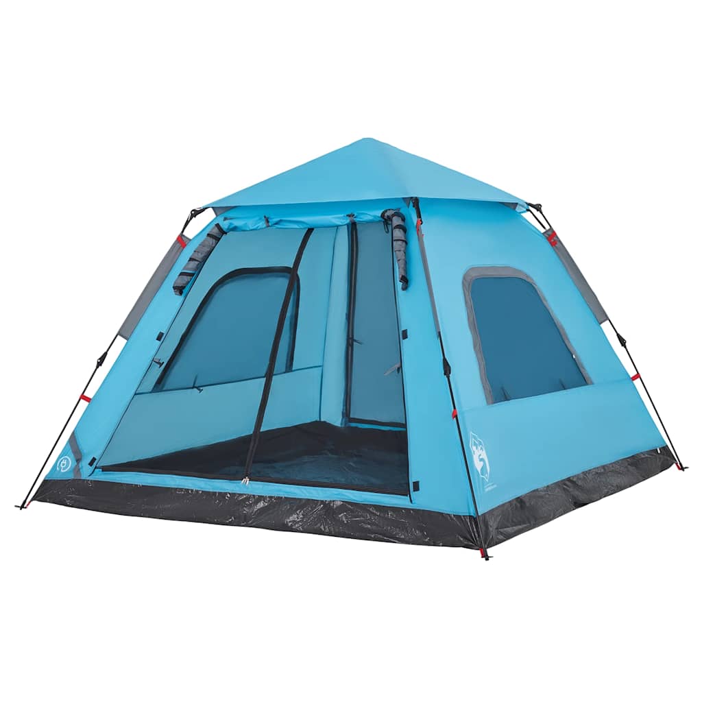 Kuppel-Campingzelt 4 Personen Grün Quick Release