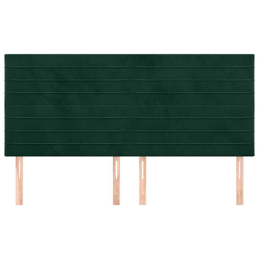 Kopfteil Hellgrau 80x5x118/128 cm Samt
