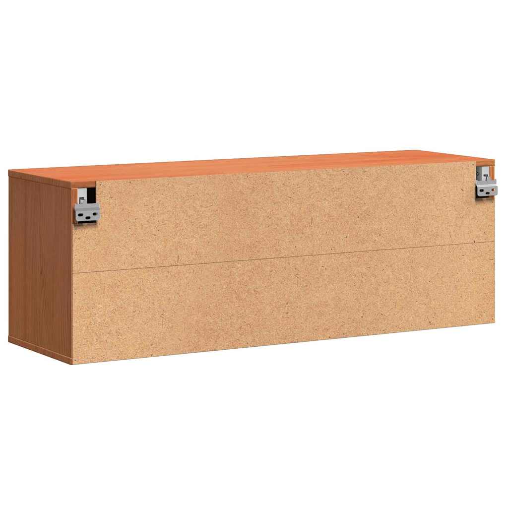 Wandschrank 100x30x35 cm Massivholz Kiefer