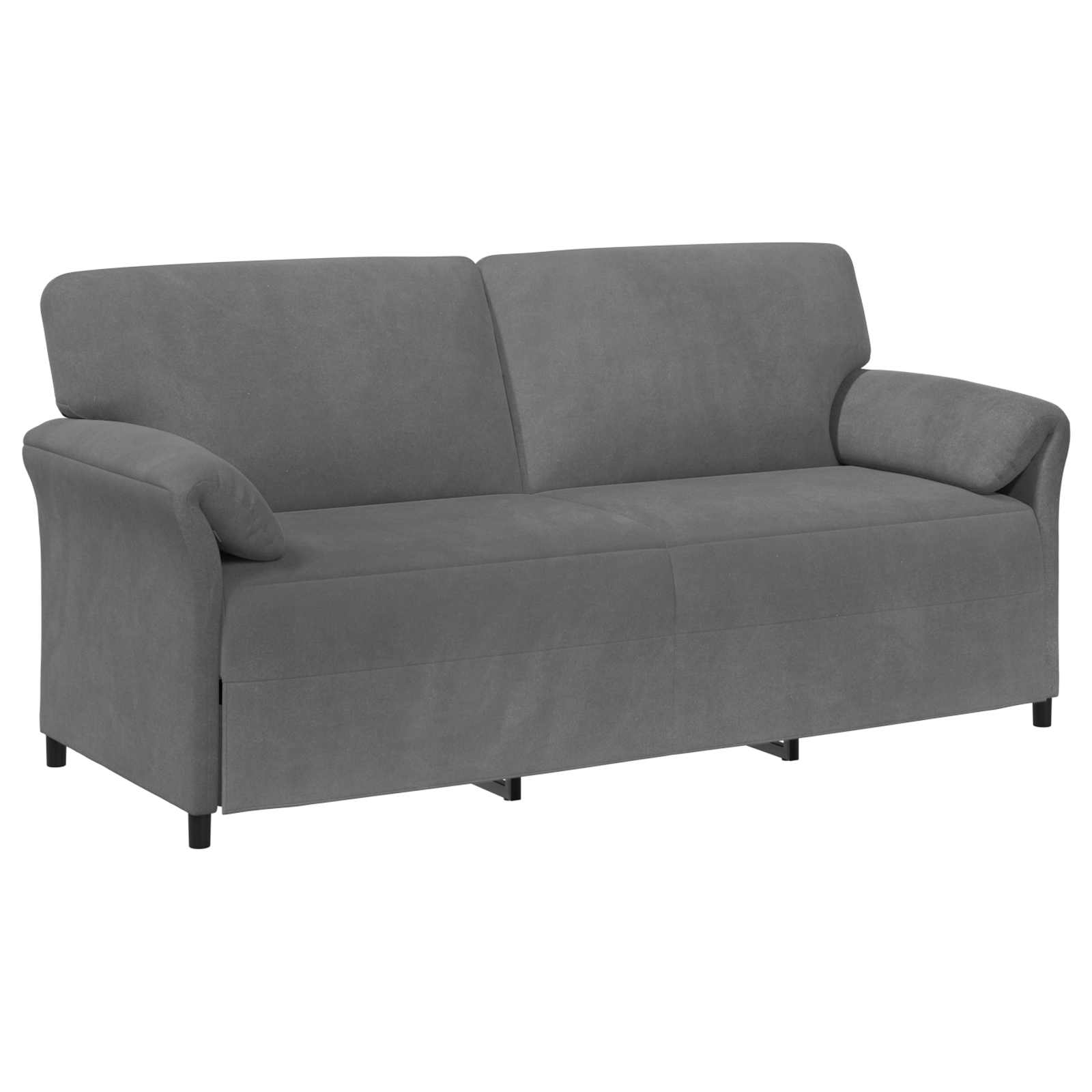 1-Sitzer Sofa Hellgrau 88 x 83 x 95 cm Samt