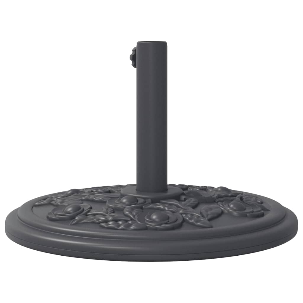 Sonnenschirmständer für Ø38/48 mm Mast 9 kg Halbrund