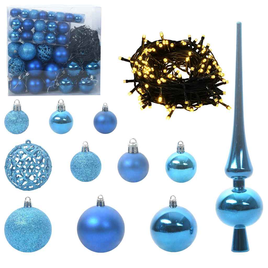 Künstlicher Weihnachtsbaum mit 150 LEDs mit Ständer Weiß 120 cm