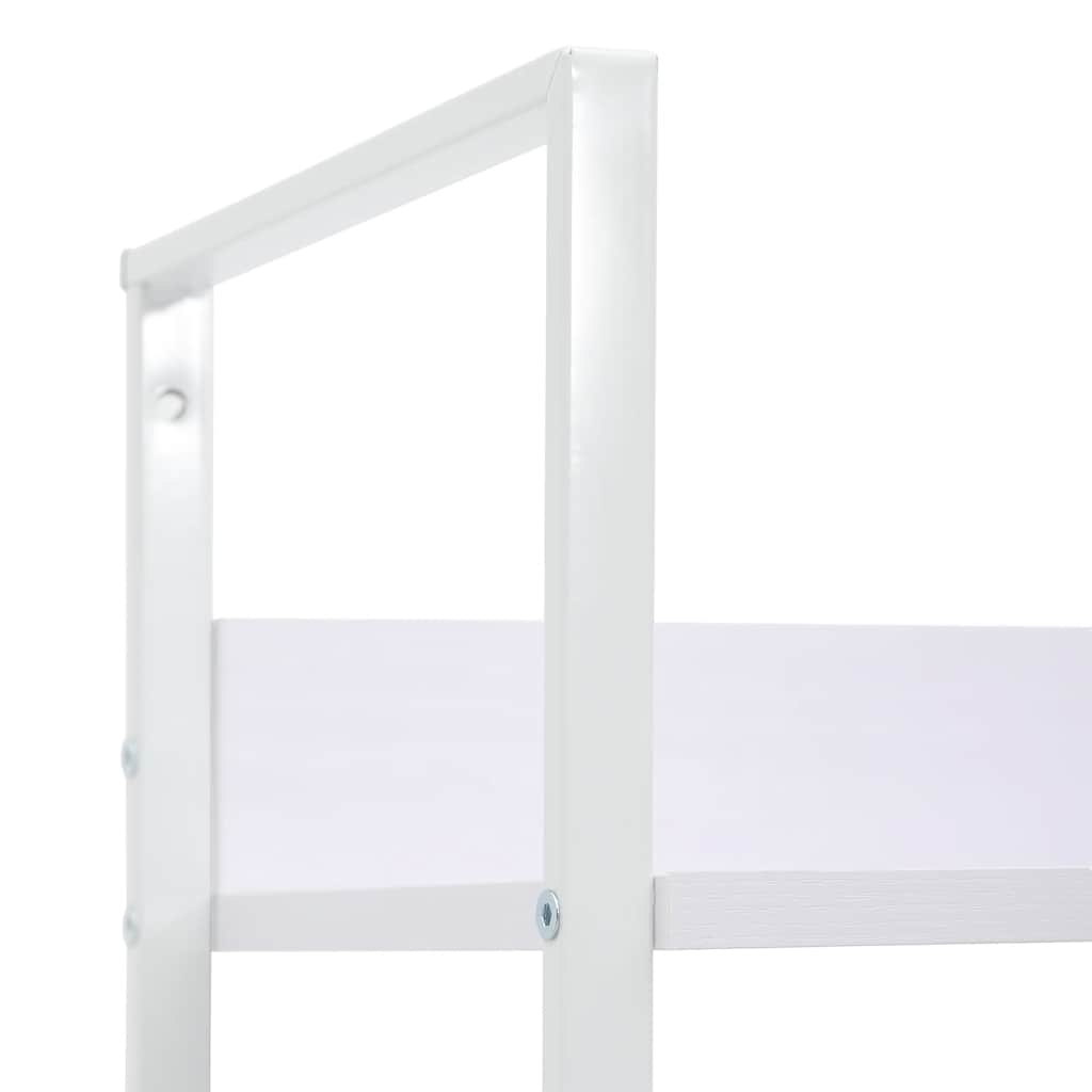 Bücherregal 3 Regalböden Schwarz 60×27,6×90,5 cm Holzwerkstoff