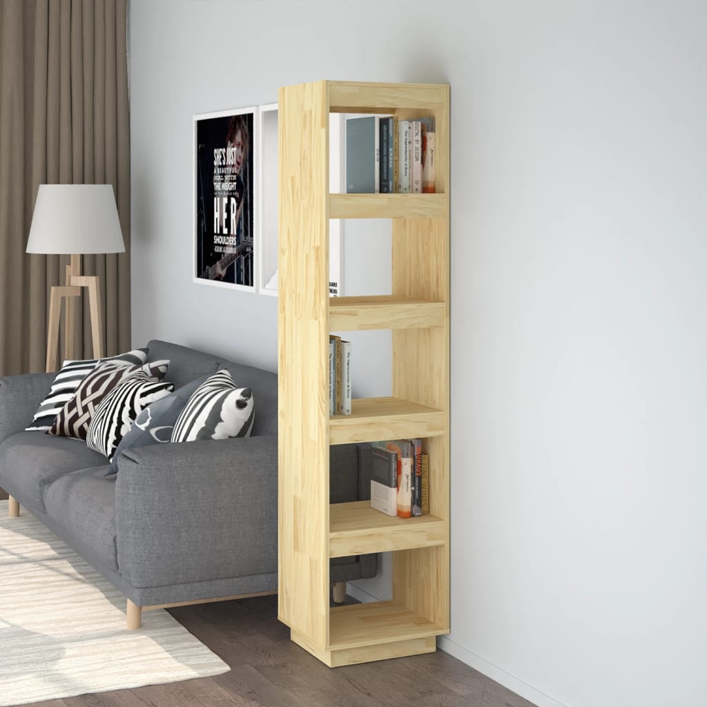 Bücherregal 40x35x71 cm Massivholz Kiefer