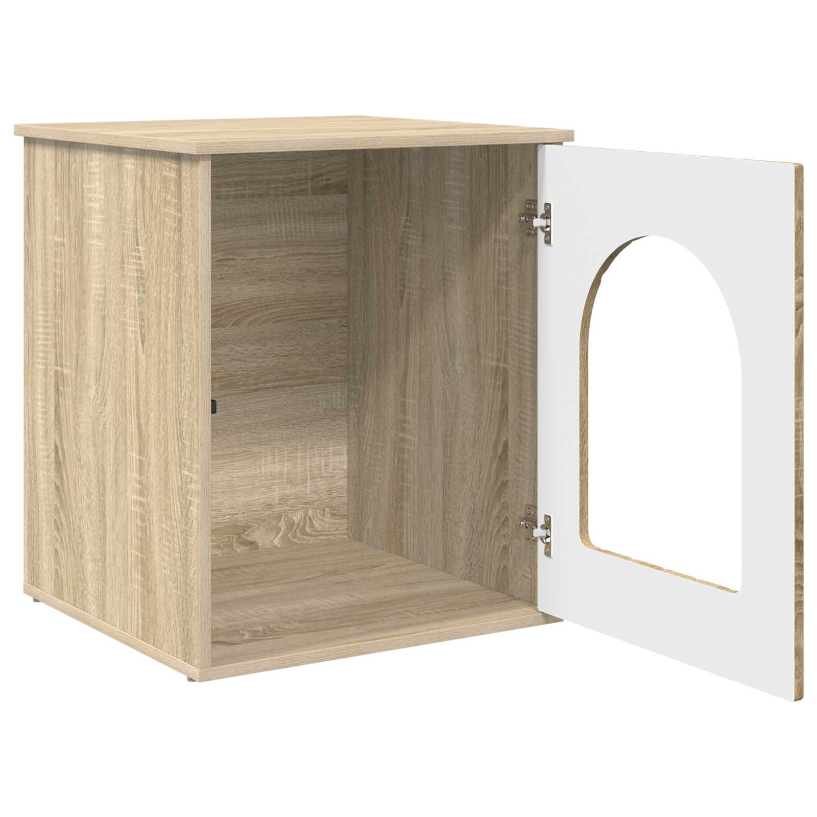 Katzenhaus Weiß 53 x 52 x 62 cm Holzwerkstoff