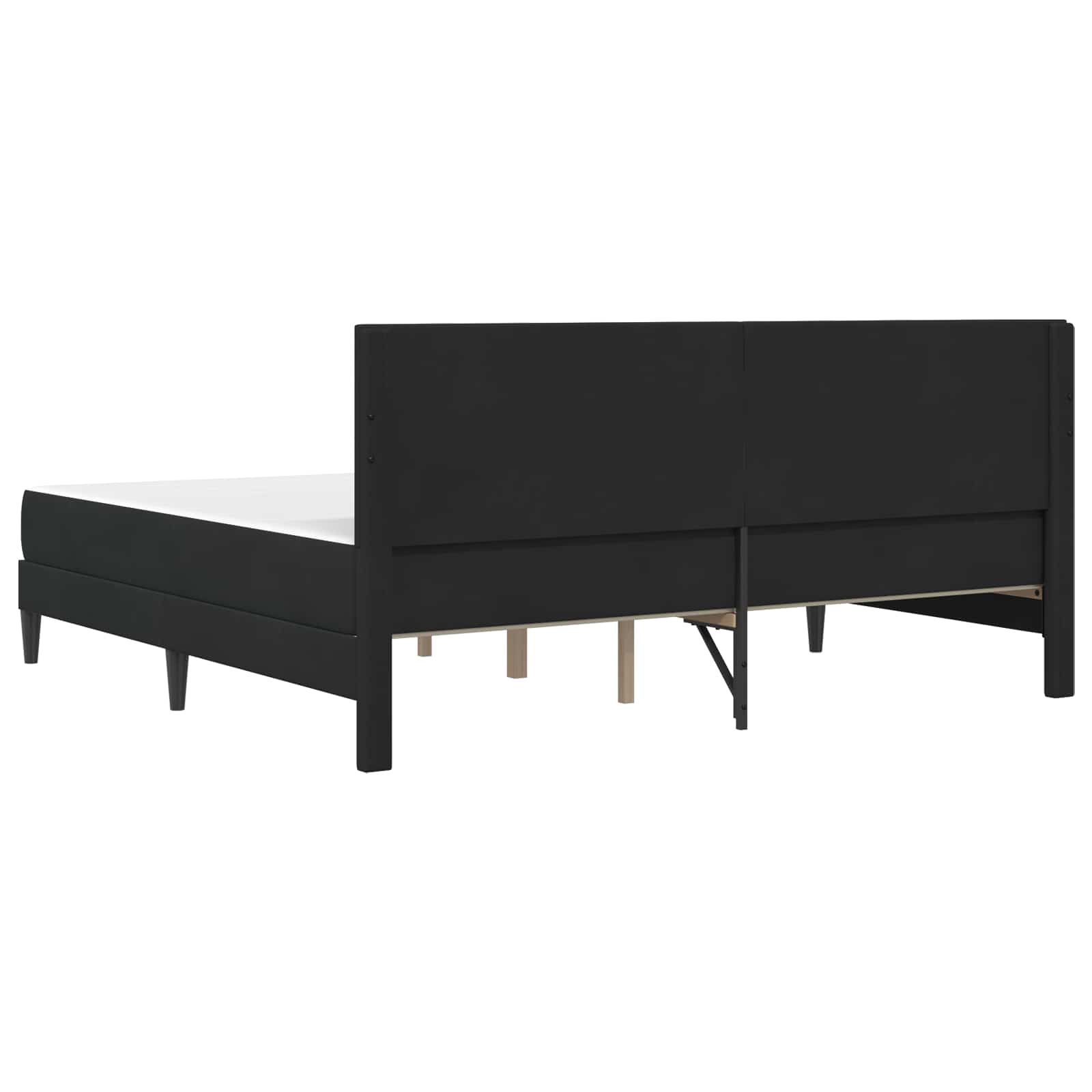 Bettgestell mit Matratze mit Kopfteil Hellgrau 80 x 200 cm Samt