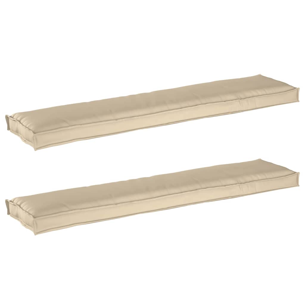 Palettenkissenset 2 pcs Anthrazit 180 x 40 x 8 cm Oxford-Stoff