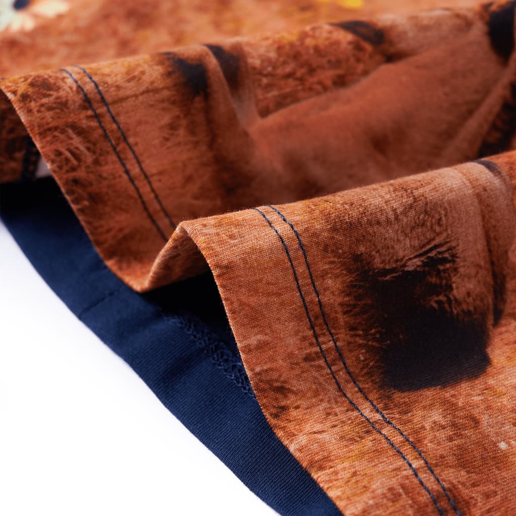 Kinderkleid mit Langen Ärmeln Marineblau 104
