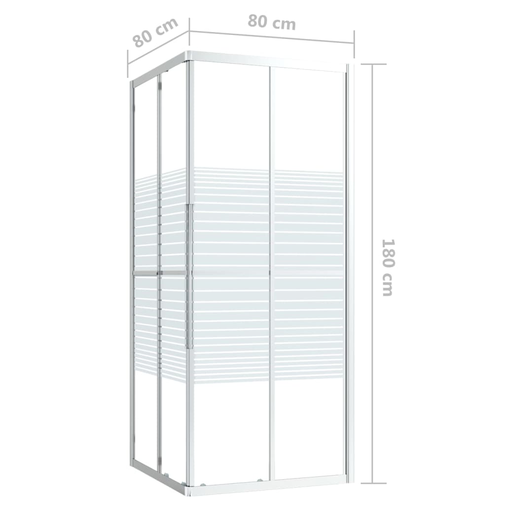 Duschkabine ESG 90x70x180 cm