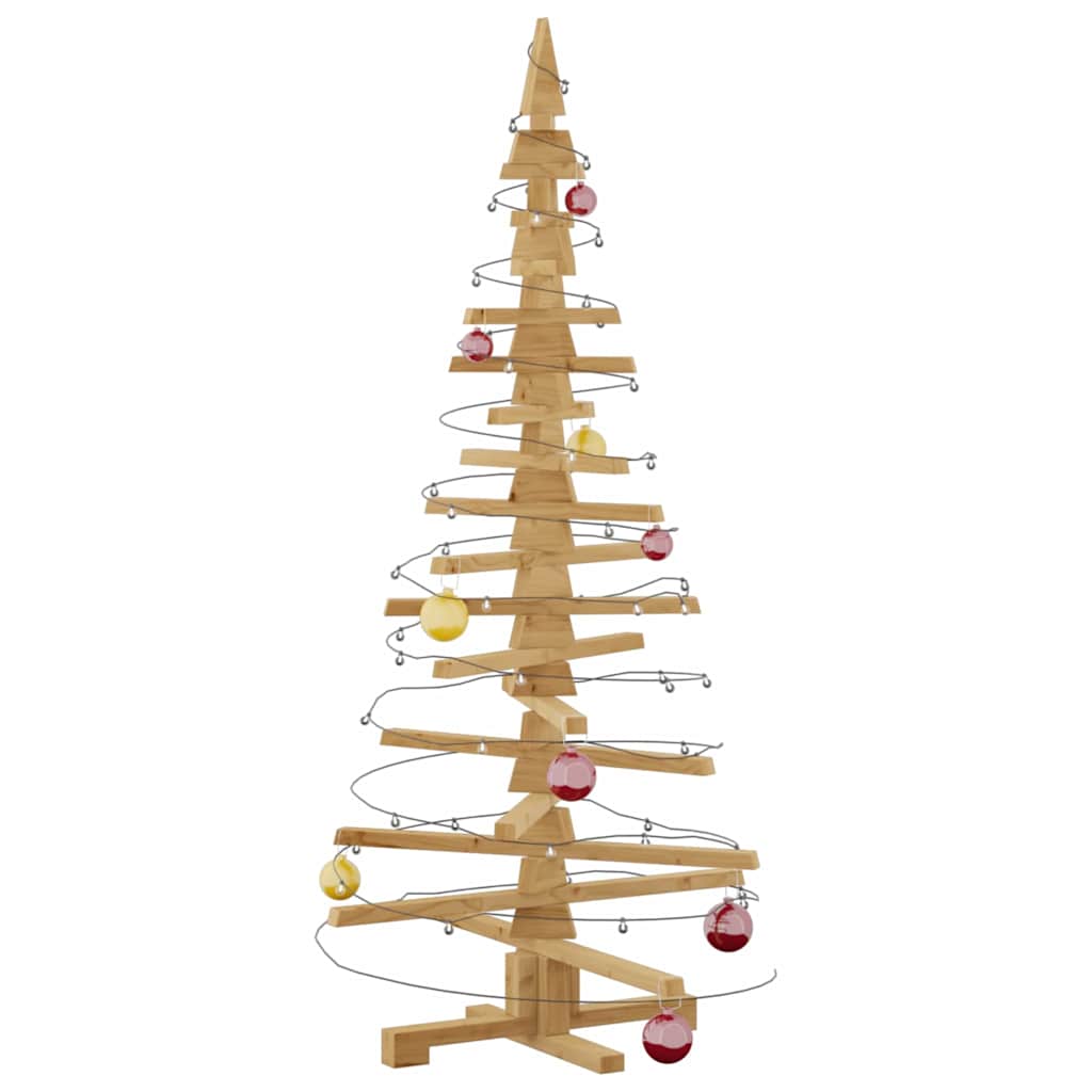 Weihnachtsbaum Holz zum Schmücken 60 cm Massivholz Kiefer