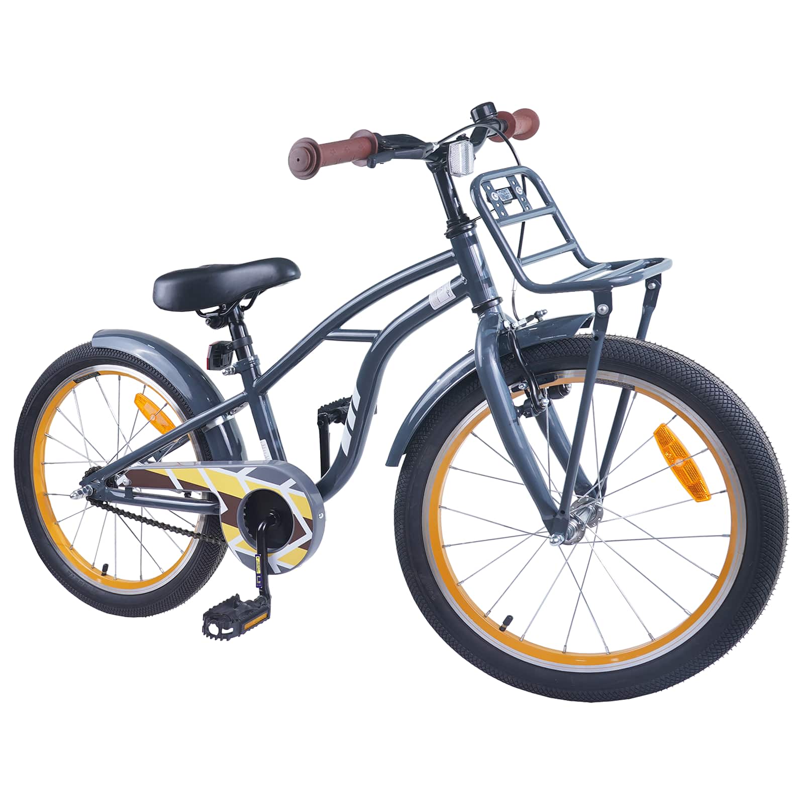 Kinderfahrrad 16 Zoll für 4-6 Jahre alt Schwarz
