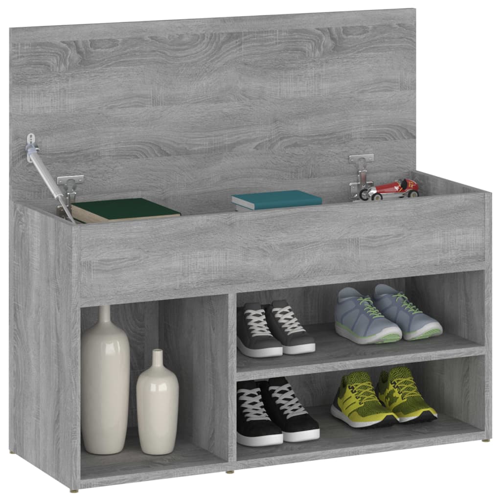 Schuhbank Weiß 60x30x45 cm Holzwerkstoff