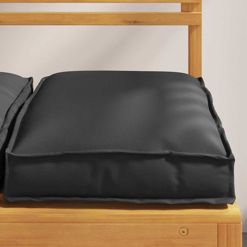 Kissen 2 pcs Anthrazit 40 x 40 x 8 cm Oxford-Stoff