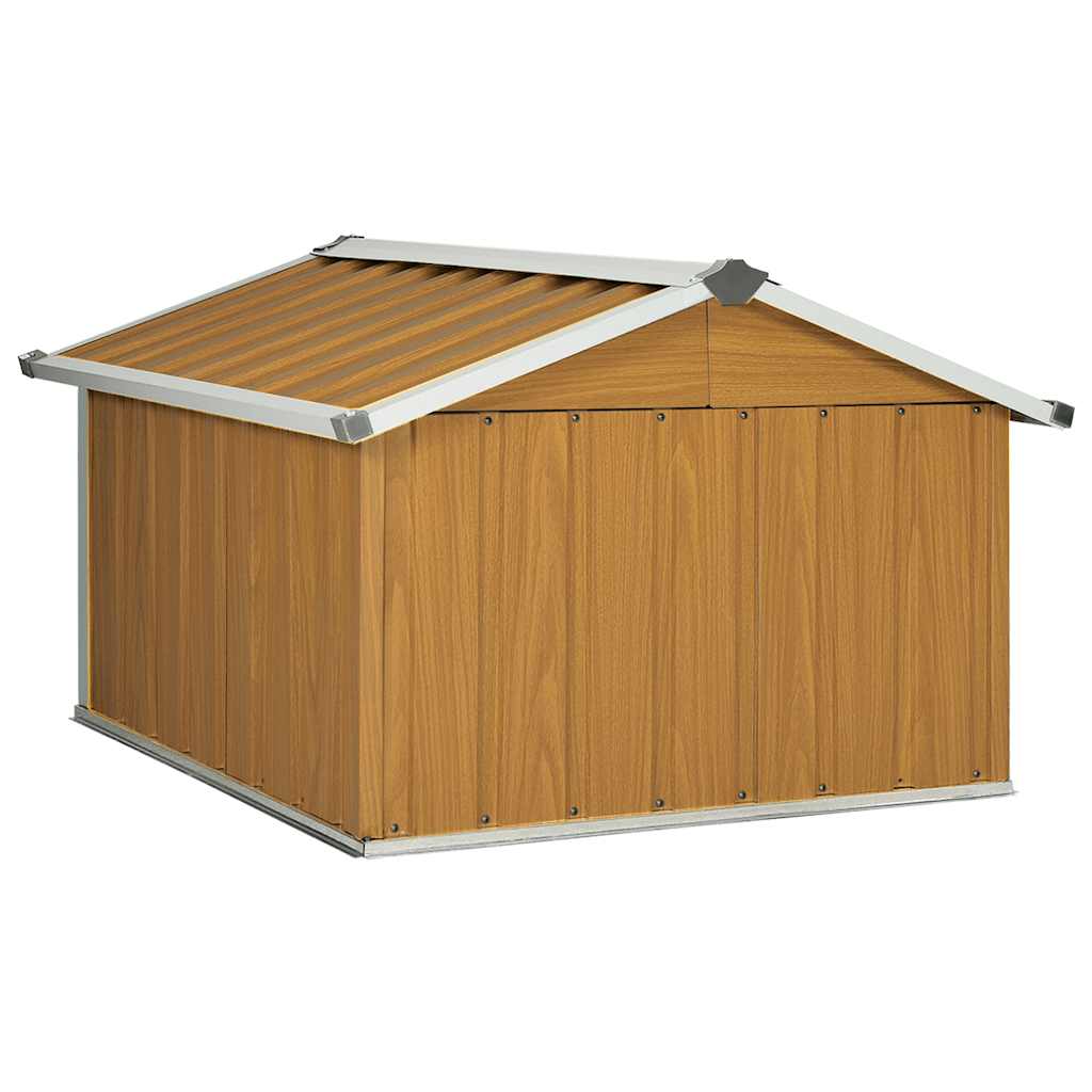 Rasenmäher Garage 92x97x63 cm Verzinkter Stahl Grün