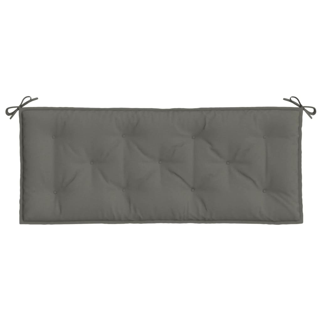 Gartenbank-Auflage Melange Anthrazit 100x50x7 cm Stoff