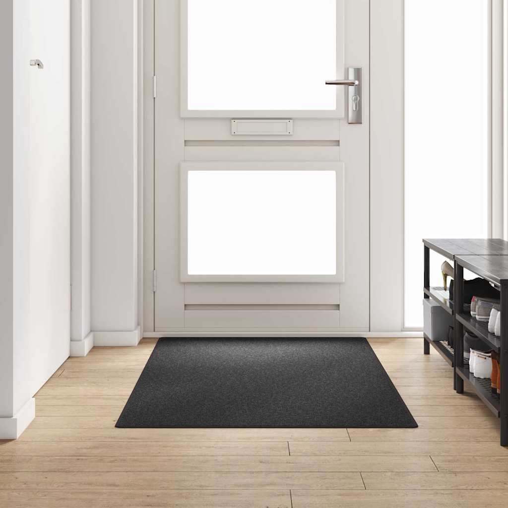 Teppichläufer Anthrazit 80 x 500 cm 100% Polypropylen