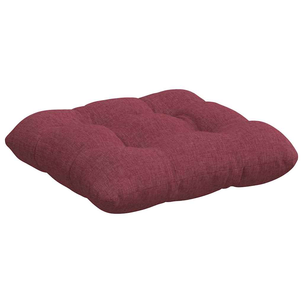 Sitzkissen 4 pcs Hellgrau 40 x 40 x 12 cm Stoff