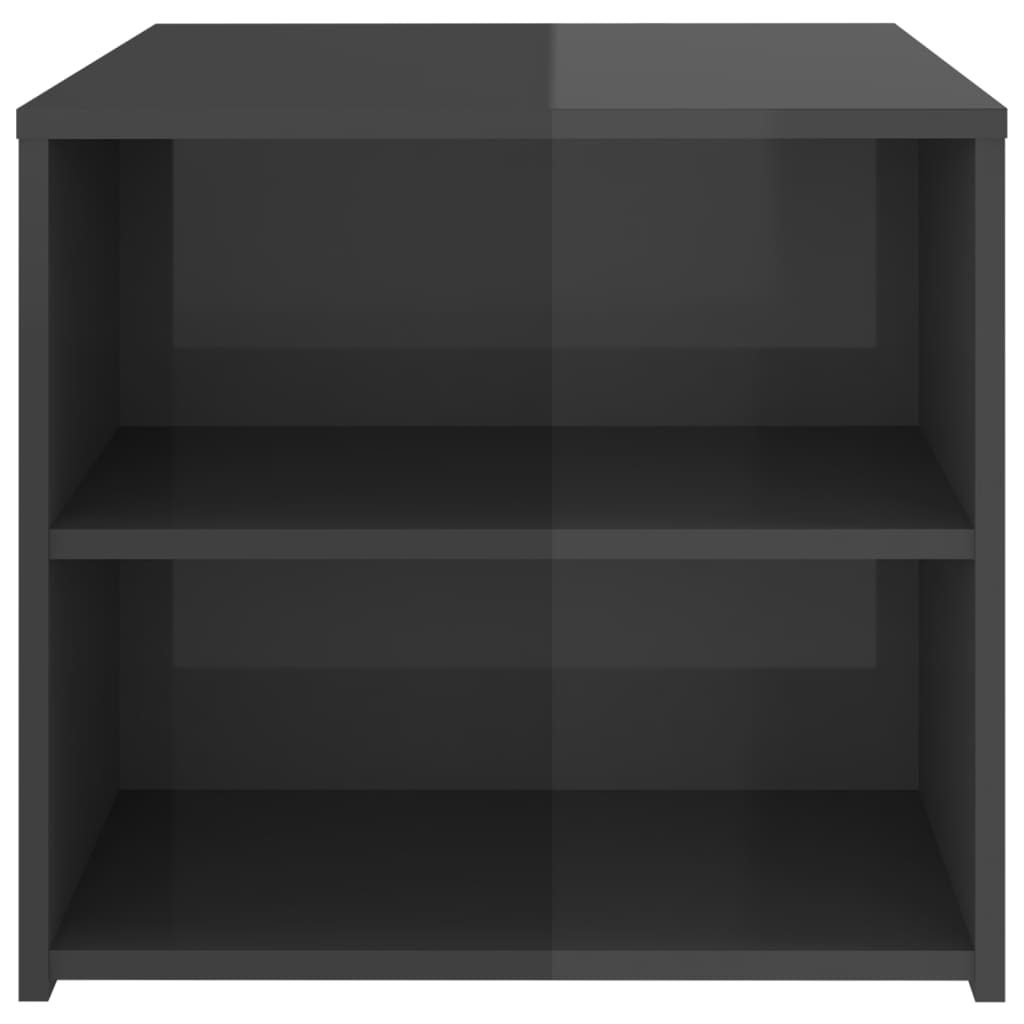 Beistelltisch Grau 50x50x45 cm Holzwerkstoff