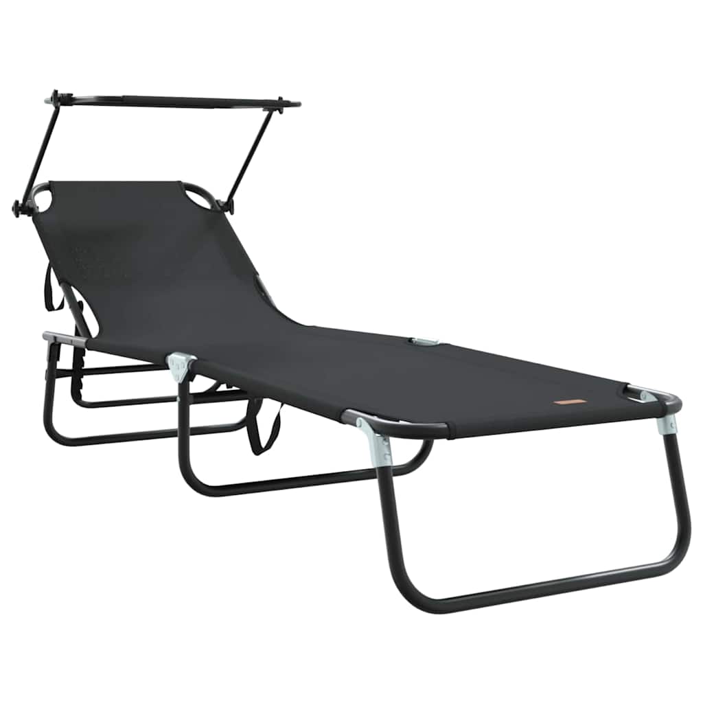 Klappbare Sonnenliege Blau 190 x 57 x 81 cm Oxford
