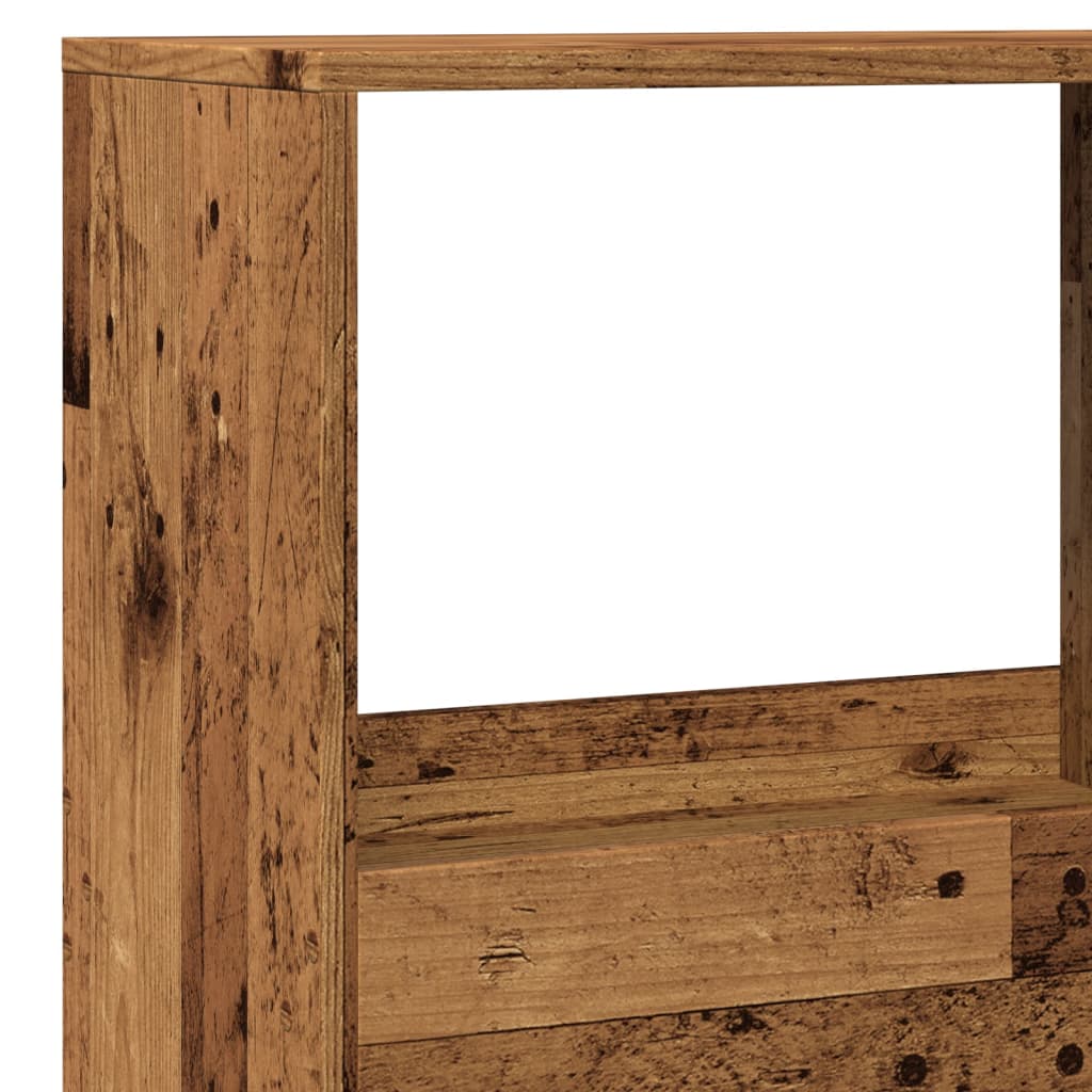 Bücherregal Weiß 100x33x135 cm Holzwerkstoff