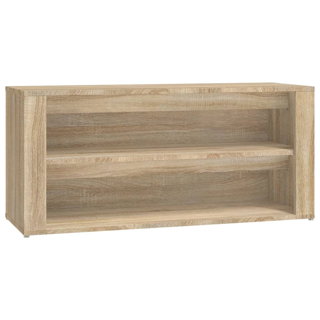Schuhregal Weiß 100x35x45 cm Holzwerkstoff