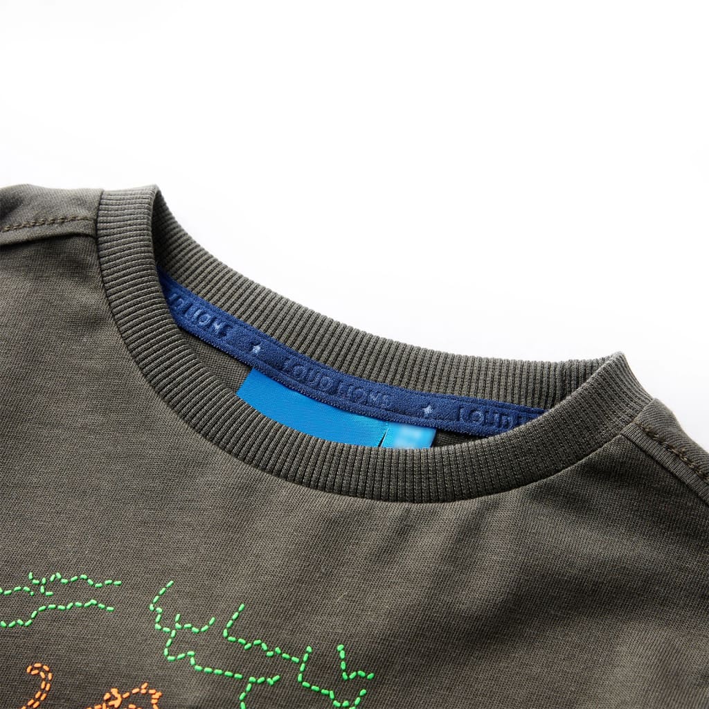 Kinder-Langarmshirt Marineblau 104
