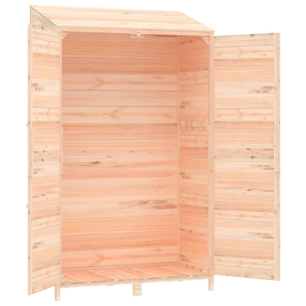 Geräteschuppen 55x52x174,5 cm Massivholz Tanne