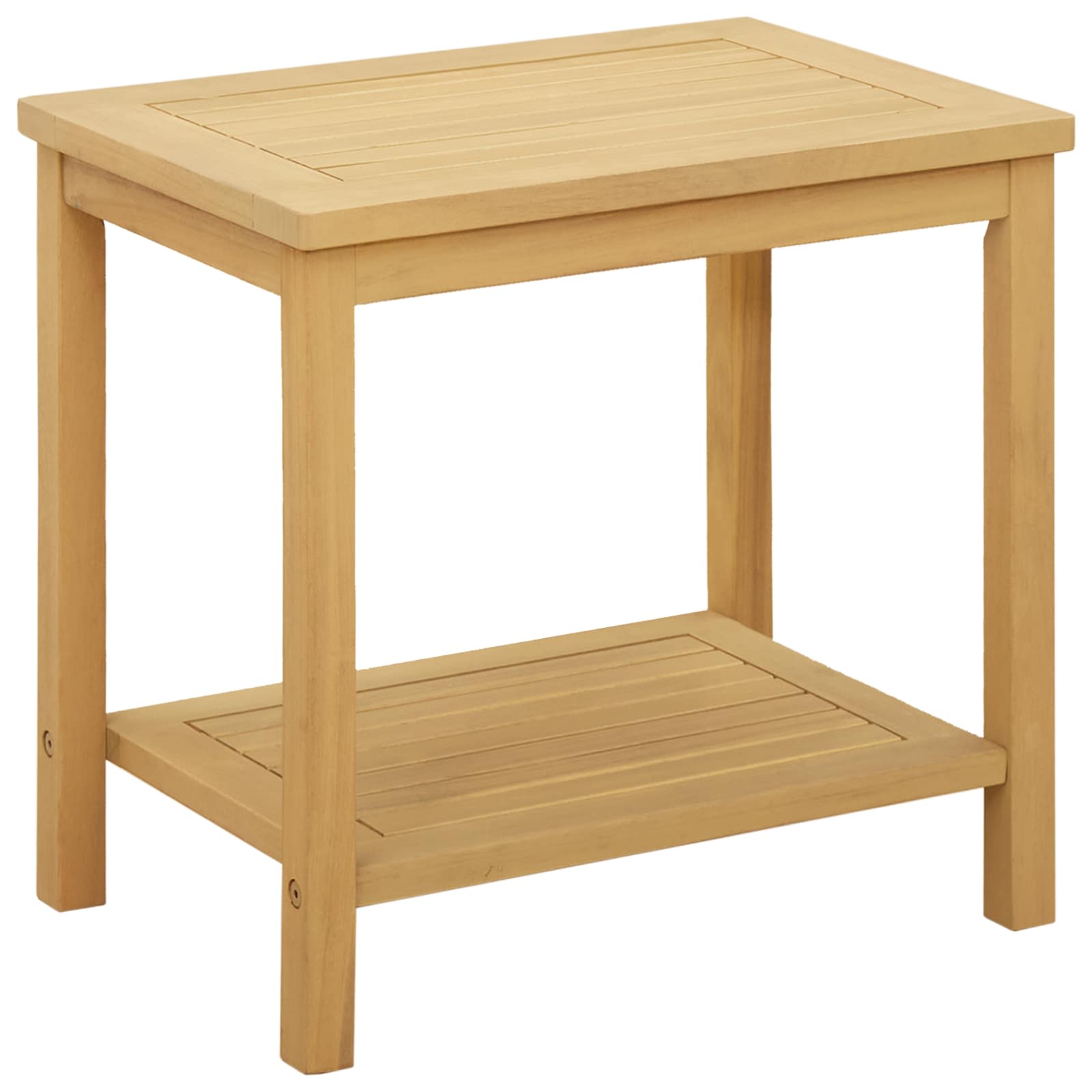 Beistelltisch Öl-Natur 70 x 40 x 45 cm Massivholz Akazie