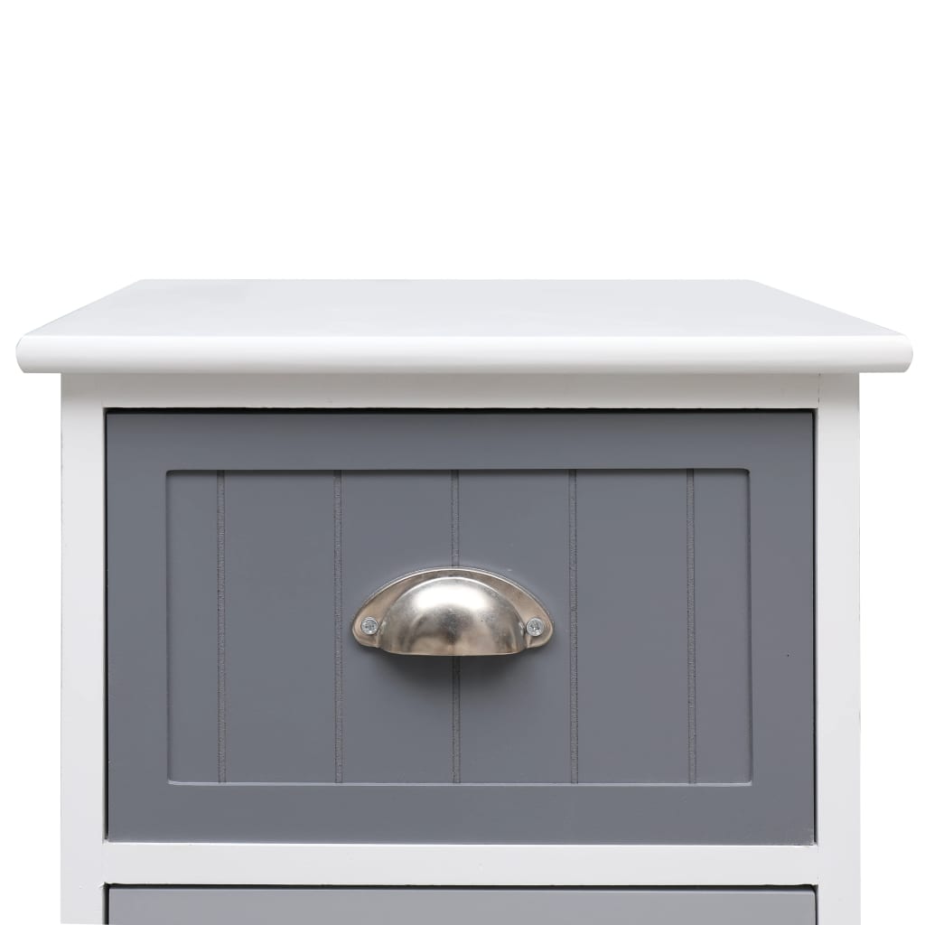 Beistellschrank 38x28x86 cm Massivholz Paulownia